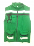 CHALECO 100% ALGODON CON CUELLO VARIOS COLORES. #4