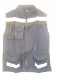 CHALECO 100% ALGODON CON CUELLO VARIOS COLORES. #5