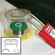 CUBIERTA REMOBIBLE PARA BOTON PULSADOR E INTERRUPTOR GIRATORIO MODELO S2151 MASTER LOCK