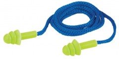 TAPON 27 dB REUTILIZABLE AZUL CON CORDON